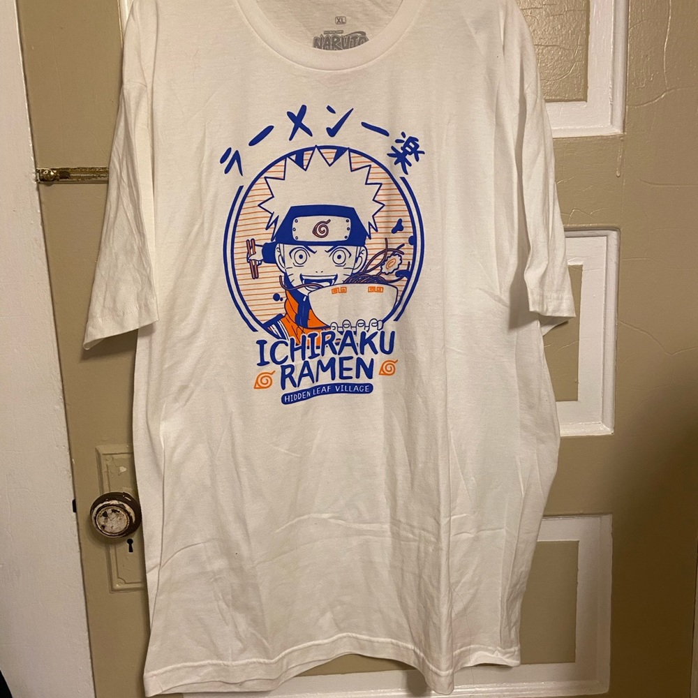 BRAND NEW Mens Naruto Chibi Ichiraku Ramen Short Sleeve Tee‼️